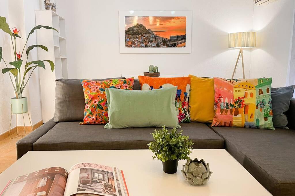 Coqueto Y Amplio Apartamento A 15 Min De La Playa 阿利坎特 外观 照片